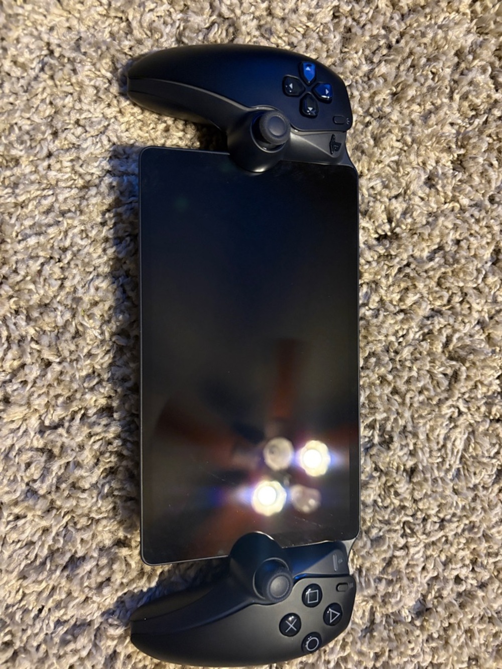 Portable Mobile Gaming Controller with Integrated Phone Mount - Black